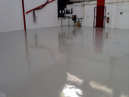 The finished floor showing repaired joints